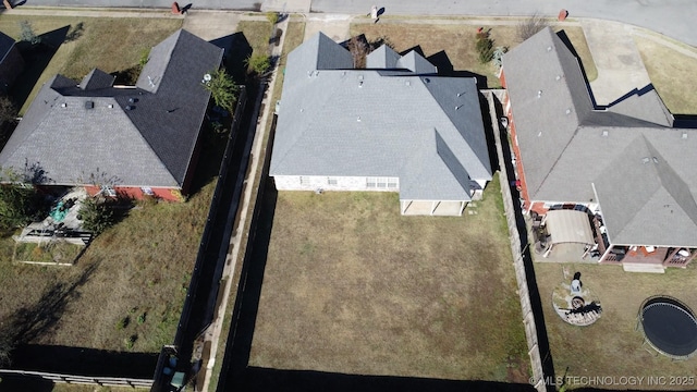 aerial perspective of suburban area