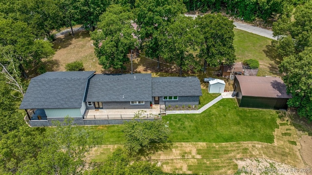 drone / aerial view