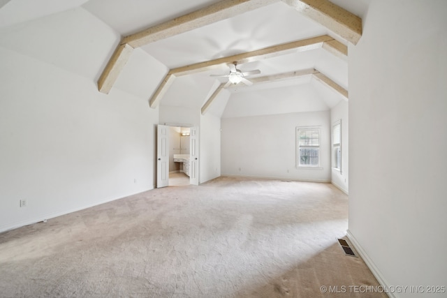 8655 E 103rd St, Tulsa, OK 74133 - unfurnished living room with carpet floors, ceiling fan, and baseboards