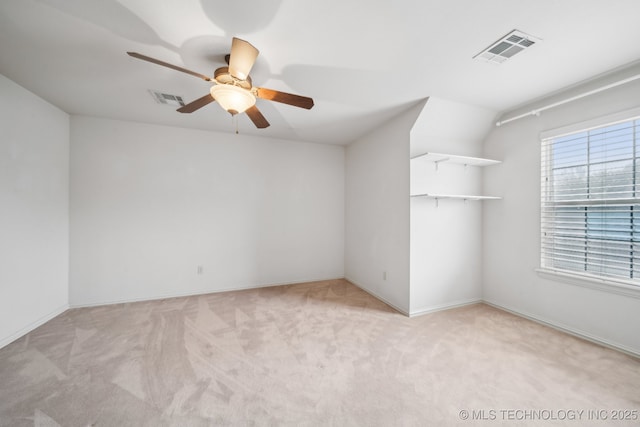 8655 E 103rd St, Tulsa, OK 74133 - carpeted spare room featuring a ceiling fan and baseboards