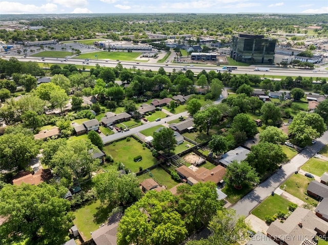 birds eye view of property featuring a residential view