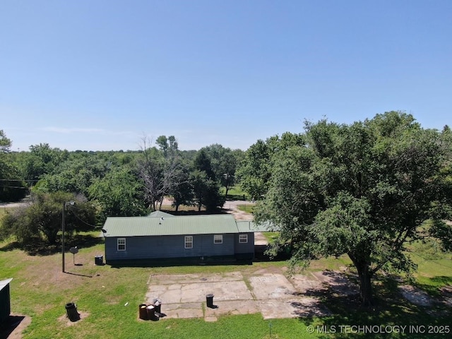 824 W Houston St, Okemah, OK 74859 - view from above of property