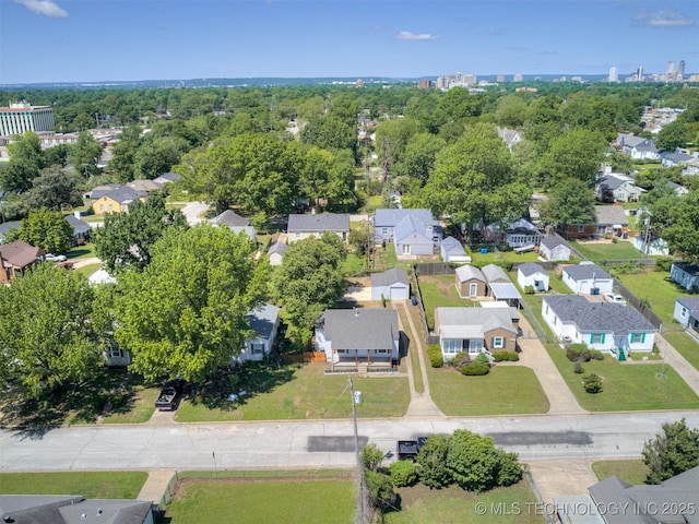 2236 S Marion Ave, Tulsa, OK 74114 - aerial view with a residential view