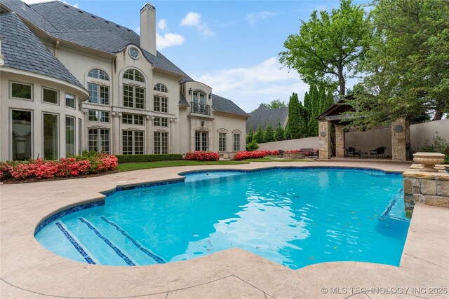 10910 S 69th E Ave, Tulsa, OK 74133 - view of pool featuring a patio area