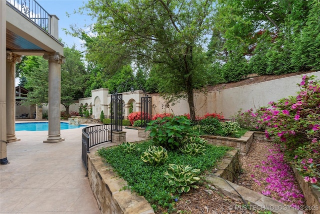 10910 S 69th E Ave, Tulsa, OK 74133 - fenced yard with a patio area