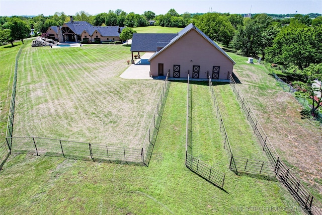 drone / aerial view