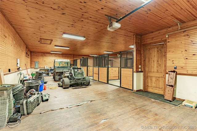 view of horse barn