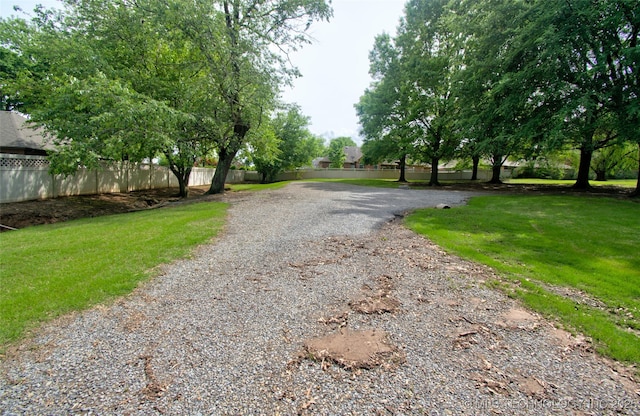 view of road
