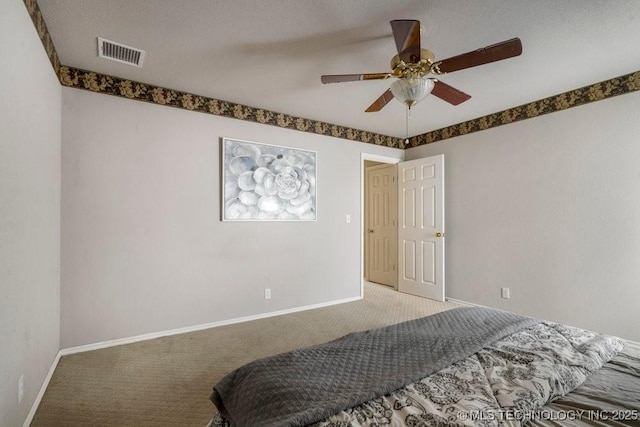 3401 N Narcissus Ave, Broken Arrow, OK 74012 - carpeted bedroom featuring baseboards and ceiling fan