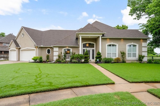 3401 N Narcissus Ave, Broken Arrow, OK 74012 - view of front facade featuring a shingled roof, an attached garage, and concrete driveway