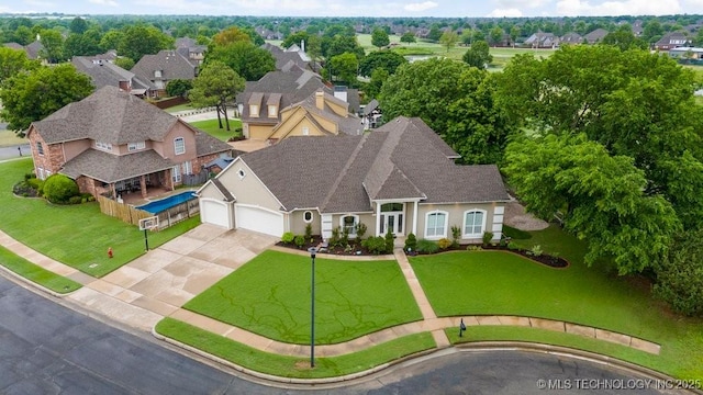 3401 N Narcissus Ave, Broken Arrow, OK 74012 - aerial view of residential area