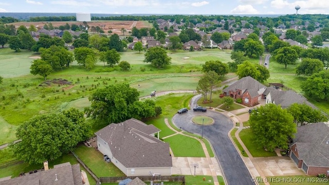 3401 N Narcissus Ave, Broken Arrow, OK 74012 - aerial perspective of suburban area with a golf course