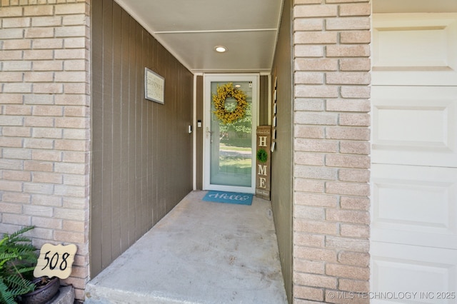 view of property entrance