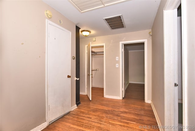2140 S Columbia Ave, Tulsa, OK 74114 - hall with wood finished floors and baseboards