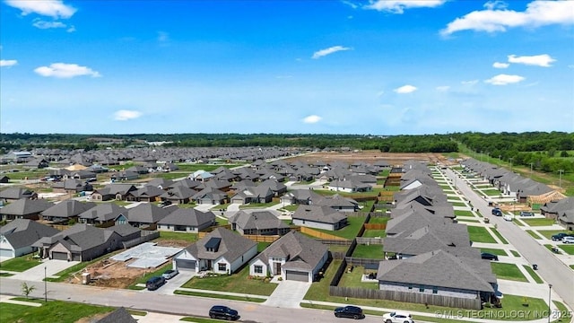 bird's eye view featuring a residential view
