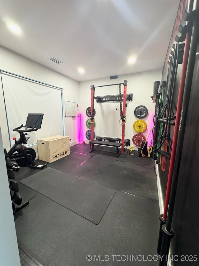 1583 E Clara Ct, Fort Gibson, OK 74434 - workout area with visible vents