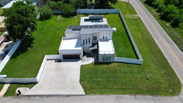 8973 Birch St, Kingston, OK 73439 - birds eye view of property