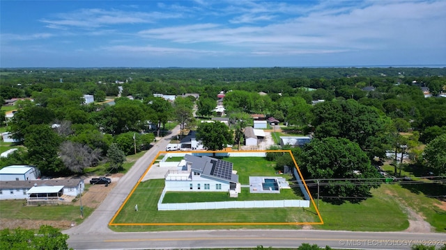 8973 Birch St, Kingston, OK 73439 - birds eye view of property