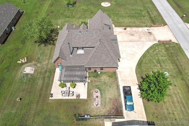 drone / aerial view