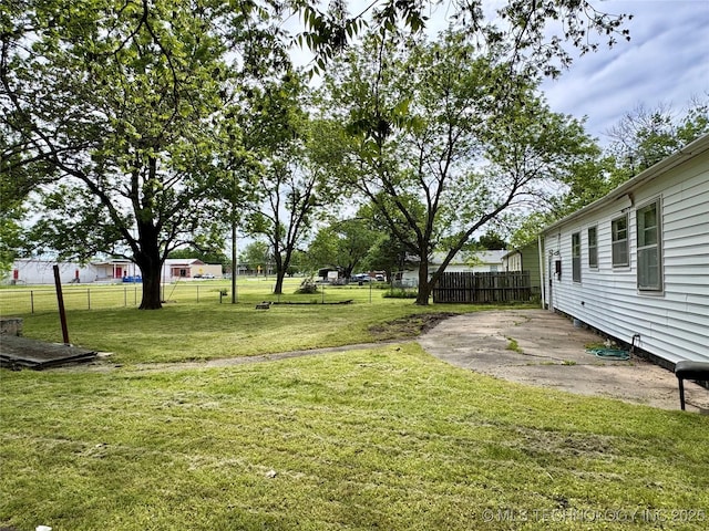 view of yard