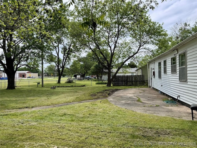 view of yard