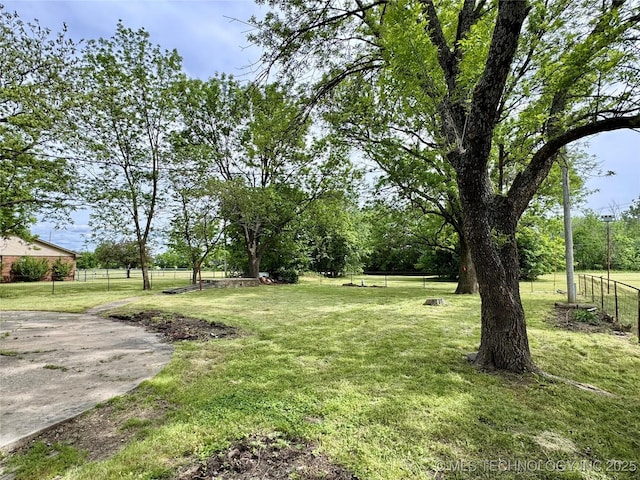 view of yard