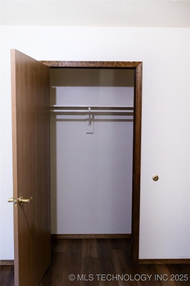 view of closet