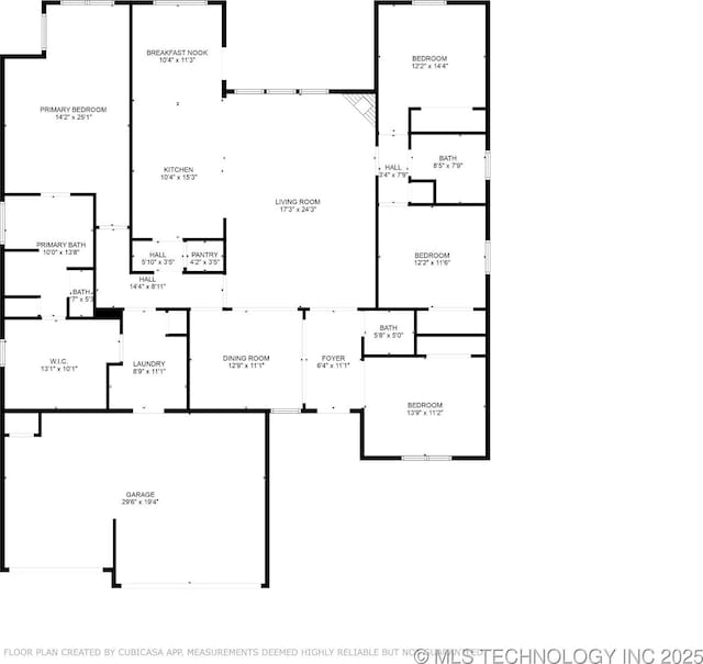 10431 S 232nd E Ave, Broken Arrow, OK 74014 - property floor plan
