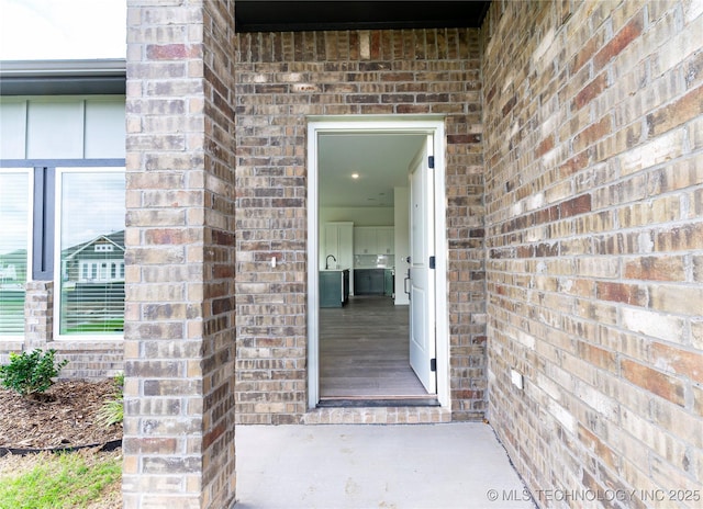 10914 S 272nd E Ave, Coweta, OK 74429 - property entrance featuring brick siding