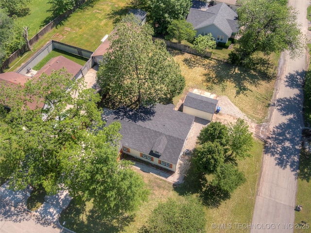drone / aerial view