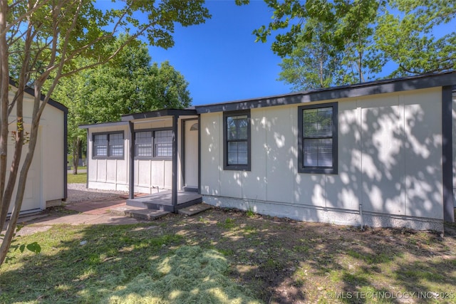 view of manufactured / mobile home