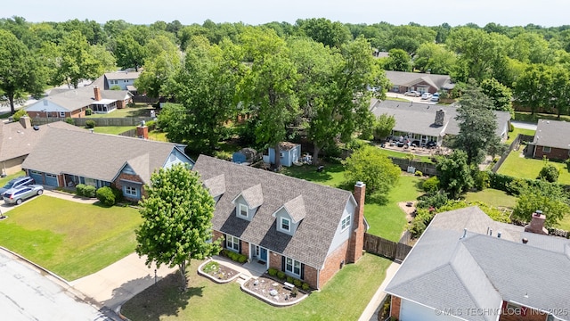 4721 S Irvington Pl, Tulsa, OK 74135 - aerial perspective of suburban area