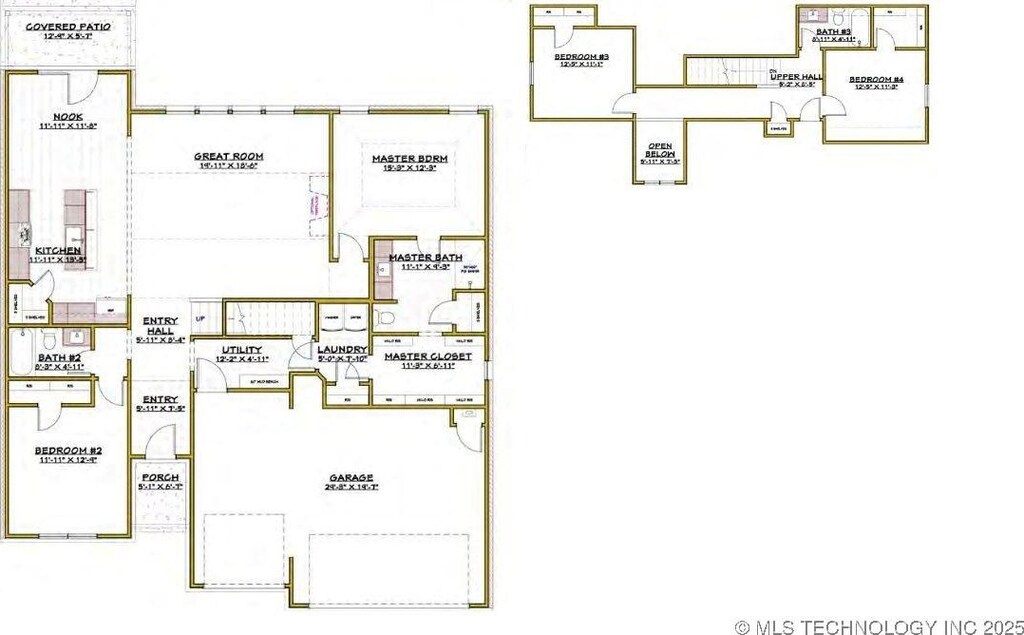 15805 E 75th St, Owasso, OK 74055 - view of layout