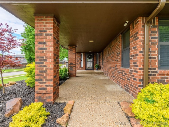 2600 Chapel Hill Rd, Bartlesville, OK 74006 - view of patio featuring a porch