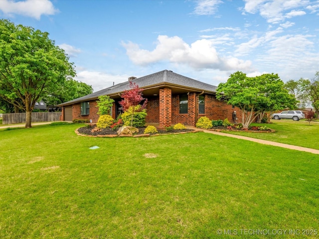2600 Chapel Hill Rd, Bartlesville, OK 74006 - view of front facade featuring a garage and brick siding