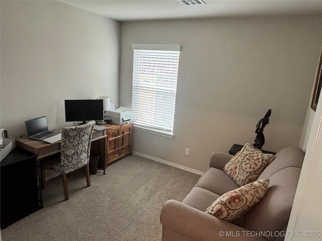 4242 W Village Park Dr, Skiatook, OK 74070 - office featuring light colored carpet, baseboards, and visible vents