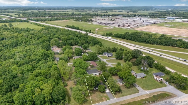 4010 E Harris, Muskogee, OK 74403 - bird's eye view