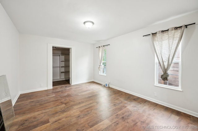 1109 S Division St, Sapulpa, OK 74066 - spare room with wood finished floors and baseboards