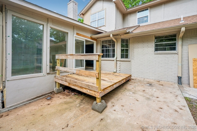 1109 S Division St, Sapulpa, OK 74066 - view of patio with a deck