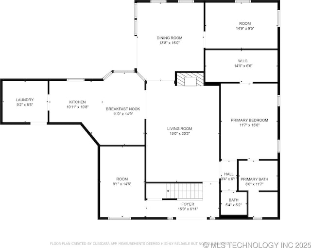 1109 S Division St, Sapulpa, OK 74066 - floor plan