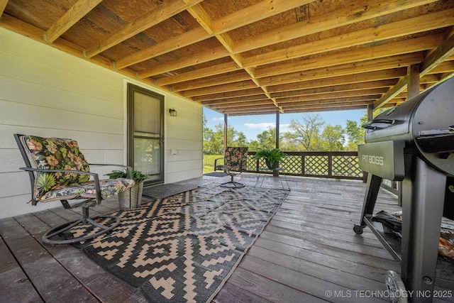9553 W 71st St S, Tulsa, OK 74131 - view of deck