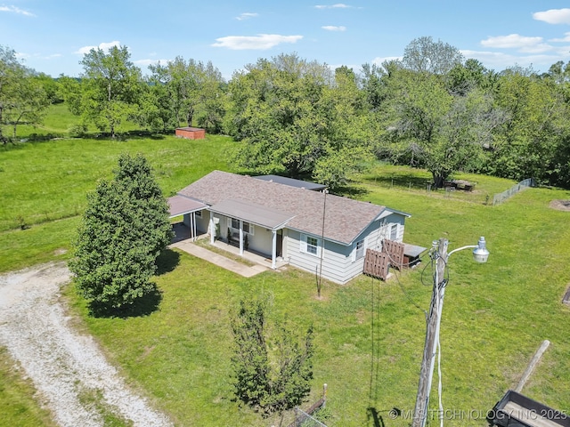 9553 W 71st St S, Tulsa, OK 74131 - birds eye view of property