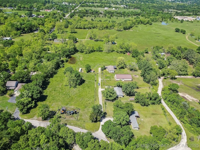 9553 W 71st St S, Tulsa, OK 74131 - drone / aerial view