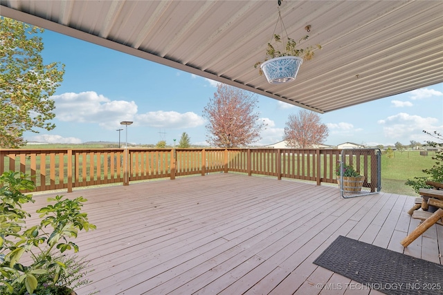 16550 S Elwood Ave, Glenpool, OK 74033 - view of wooden terrace