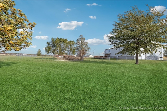 16550 S Elwood Ave, Glenpool, OK 74033 - view of yard with fence