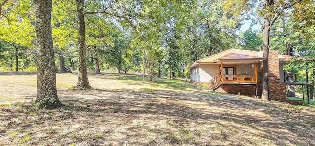 view of yard