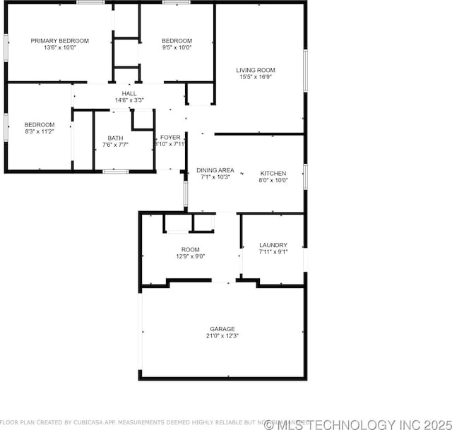 1117 W Chambers Ct, Claremore, OK 74017 - floor plan