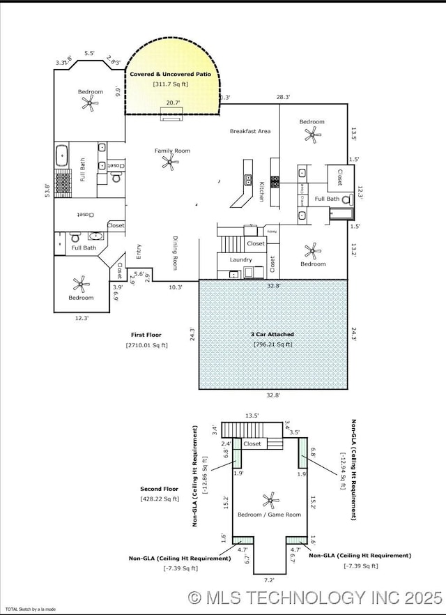 2501 Forest Ridge Parkway, Claremore, OK 74017 - floor plan / room layout