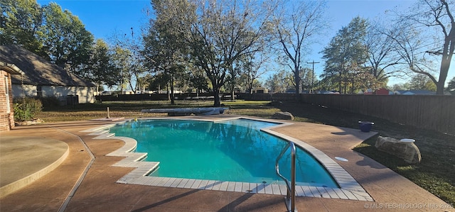 2501 Forest Ridge Parkway, Claremore, OK 74017 - view of pool with a fenced backyard and a patio area