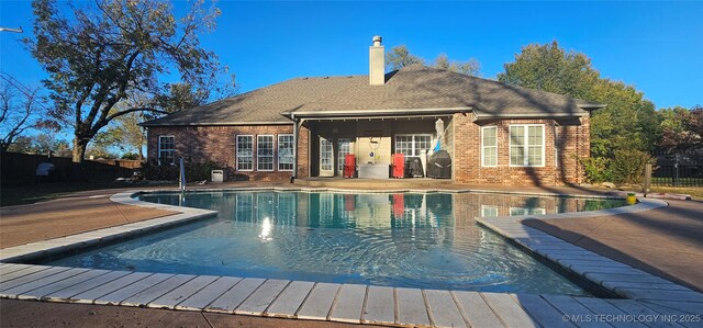 2501 Forest Ridge Parkway, Claremore, OK 74017 - view of swimming pool featuring a patio